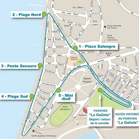 Nid Douillet Pour 2.. A 50 Metres De La 아파트 *